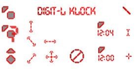 Digit-L Klock(red)