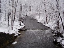 Buttermilk falls near Squires Castle 