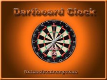 Dartboard Clock