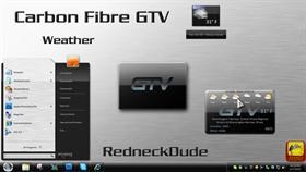 Carbon Fibre GTV Weather Widget