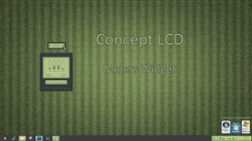 Concept LCD Meters Widget