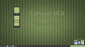 Concept LCD Weather Gadget