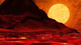 Red Hot Sunset Screensaver