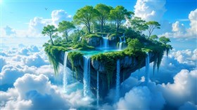 4K Floating Island
