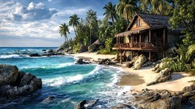 4K Ocean Beach House