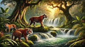 4K Tiger Crossing