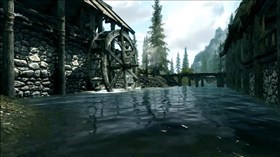 Skyrim River Wheel