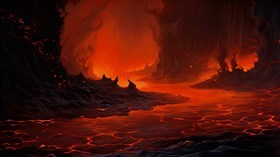 4K Lava River