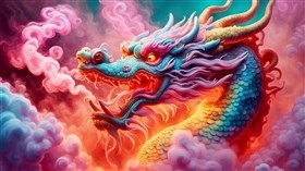 4K Colorful Dragon