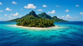4K Tropical Island