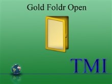Gold Folder Open