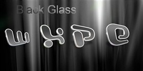 Office Black Glass icons