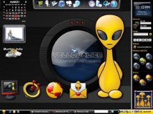 my alien desktop