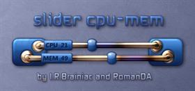 Slider cpu-mem widget