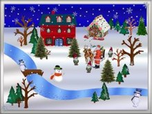 Christmas Snow Scene