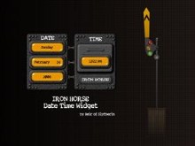 Iron Horse Date Time Widget