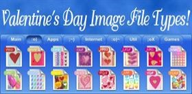 Valentines Image File Type Icons