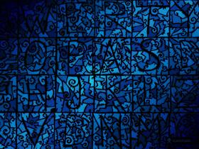 Old stained-glass window