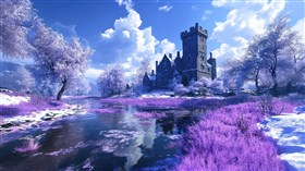 Castle Snow N Purp