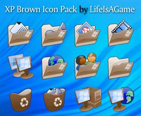 XP Brown Icon Pack