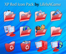 XP Red Icon Pack
