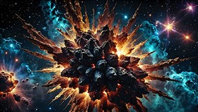 4k A planet explosion