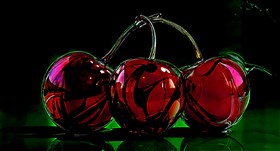 glass cherry