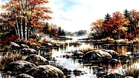 autumn trees