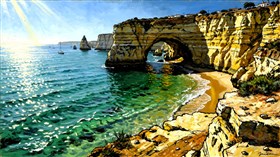 A sea cave