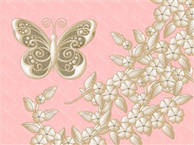 Beige Butterfly V. 2