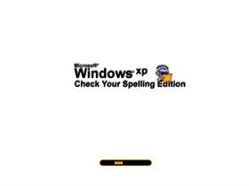 MS Windows XP - Check Your Spelling Edition