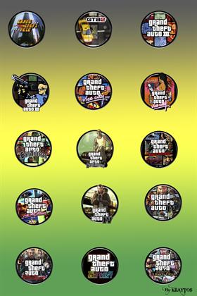 Grand Theft Auto  Icon Pack 