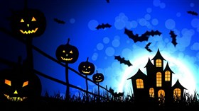 Halloween Castle Pumpkins