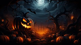 4K Pumpkin House