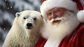 4K Santas Bear