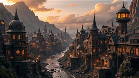 4K Medieval Village