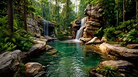 4K Jungle Fall