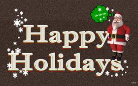 Happy Holiday Santa boot