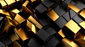 4K Black and Gold