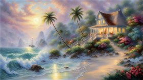 4K Foggy Seascape