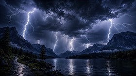 4K Stormy Night