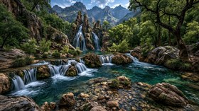 4K Amazing Riverfalls