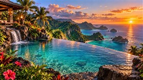 4K Patio Pool View