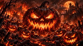 4K Pumpkin Fire