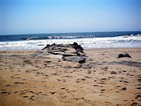 Rocks and waves