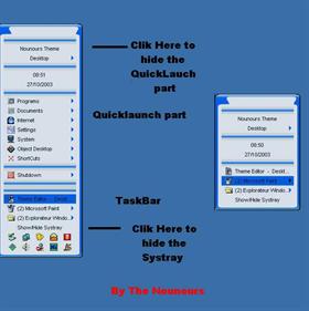 Desktop Bar Blue - English Pack