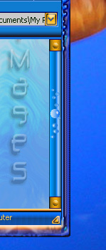 Bubble scrollbar