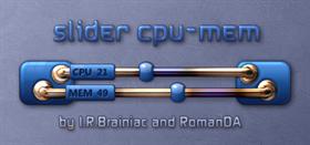 Slider cpu-mem widget