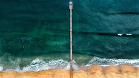 Dock Along the Seashore