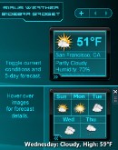 Sirus Sidebar Weather